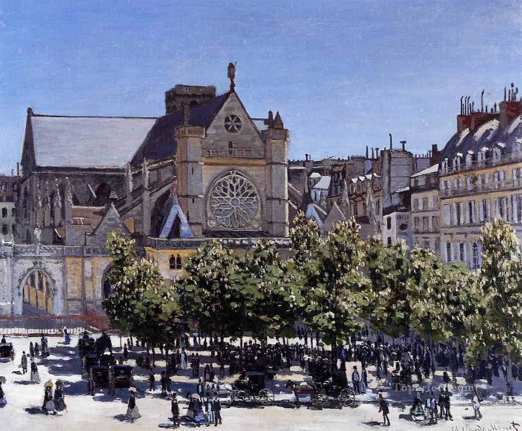 SaintGermainl Auxerrois Claude Monet Oil Paintings